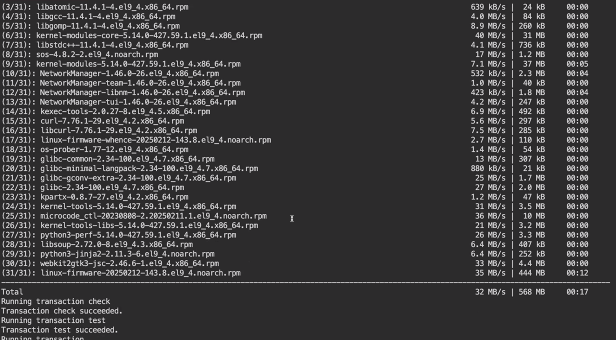 setup the redhat os