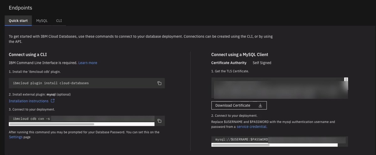 to connect database